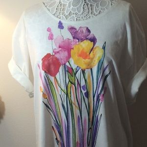 Artistic Floral Top